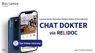 Layanan Konsultasi Dokter Online Telemedicine - ReliDoc