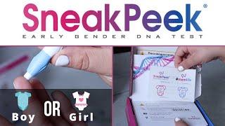 SNEAK PEEK Gender Reveal Test at 8 Weeks FULL REVIEW  Results Included