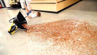 Falling With 40000 Pennies