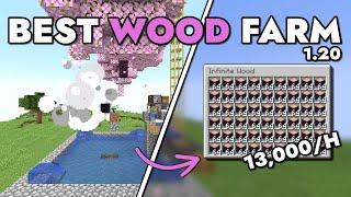 Best Automatic Wood Farm Minecraft Java 1.21 - 13000 Wood Logs per Hour