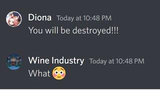 Dionas plan in destorying the wine industry  Genshin Impact Discord Skit