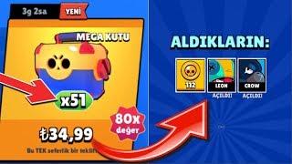 Supercellden Büyük Hata 35 TL ye 51 MEGA KUTU Brawl Stars