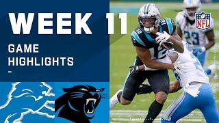 Lions vs. Panthers Week 11 Highlights  NFL 2020