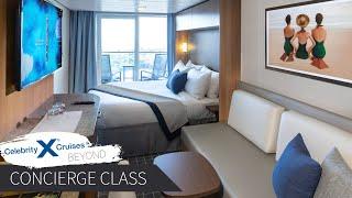 Celebrity Beyond  Concierge Class Stateroom Full Walkthrough Tour & Review 4K  Celebrity Cruises