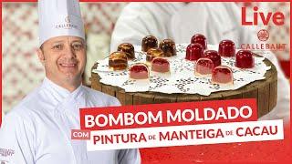  LIVE BOMBONS COM PINTURA EM MANTEIGA DE CACAO - BARRY CALLEBAUT - LOJA SANTO ANTONIO