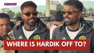 Hardik Pandya Spotted At The Airport After Divorce With Natasa Stankovic  WATCH