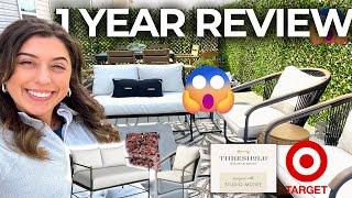I Did NOT Expect This   Target Outdoor Furniture Review 1 Year Later  Hunners Designs