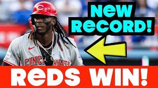 RECORD NIGHT Cincinnati Reds Elly De La Cruz WIN MLB Baseball Highlights LA Dodgers #mlb #elly