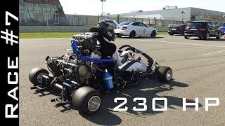 Go Kart with CBR1000RR Fireblade Engine vs Suzuki Hayabusa 1300  Race #7