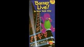 Barney Live in New York City 2000 VHS