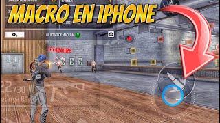 MACRO PARA IPHONE?  COMO ACTIVAR MACRO EN IPHONE 6781011  FREE FIRE 2023 ️