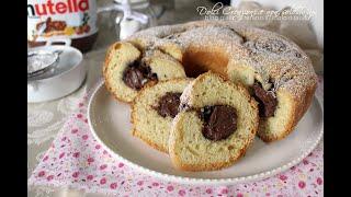 CIAMBELLONE ALLO YOGURT CON CUORE DI NUTELLA