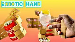 DIY Build a robotic hand with cardboard