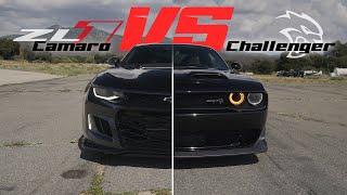 Camaro ZL1 vs. SRT Hellcat SUPERCHARGED V8 SHOWDOWN