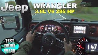 2018 Jeep Wrangler Unlimited Rubicon 4door 3.6L V6 285 HP TOP SPEED AUTOBAHN DRIVE POV