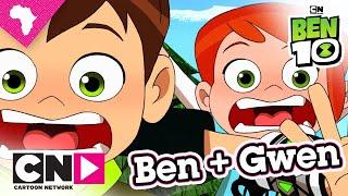 Ben 10  Funniest Ben and Gwen Moments  Cartoon Network Africa
