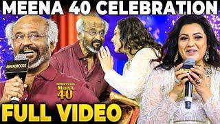 எனக்கு Sridevi-க்கு அப்பறம் Meena தான்Rajinis Open Statement️ Meena 40 Full Video