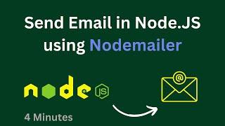 How to Send Email Using Nodemailer in Node.js  Node.js Email Tutorial