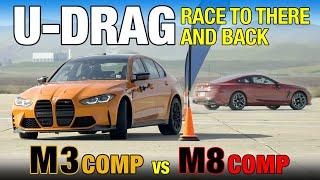 U-DRAG BMW M3 Competition vs. BMW M8 Competition