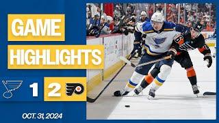 Game Highlights Blues 1 Flyers 2