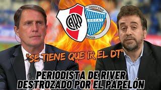 Periodista de River DESTROZADO tras el PAPELÓN Godoy Cruz 2 VS River Plate 1