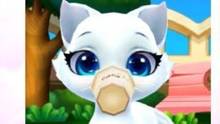 мультик игра новая серия Любовь Котенка #1 уход за малышом виртуальный питомец для детей
