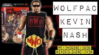 WWE FIGURE INSIDER NWO Wolfpac Kevin Nash - Ringside Exclusive Toy Wrestling  Figure by Mattel