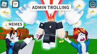 ️ADMIN️ ROBLOX Ability Wars - Admin Trolling & Funny Moments MEMES