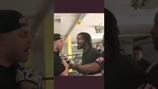 Jake Paul Fighting Hasim Rahman After Sparring Session