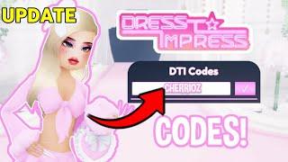 UPDATE DRESS TO IMPRESS CODES IN SEPTEMBER 2024  ROBLOX CODES SEPTEMBER 2024