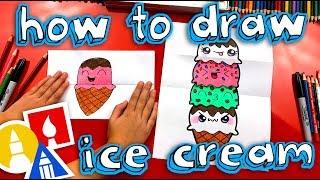 How To Draw An Ice Cream Tower Folding Surprise