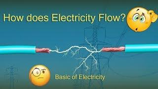 HOW DOES ELECTRICITY FLOW ?? BASIC OF ELECTRICITY