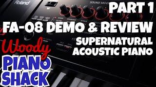 Roland FA-0608 Demo & Review Part 01 - SuperNATURAL Acoustic Piano