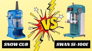 Shaved Ice Shaver Comparison $2000 Machine vs. a $200 Machine