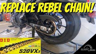 Honda Rebel - D.I.D. Chain Replacement