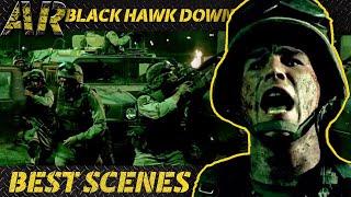 U.S Soldiers ENDING Warlordship in Mogadishu  BLACK HAWK DOWN 2001  ACTION SCENES COMPILATION