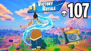 107 Elimination KORRA Solo vs Squads WINS Full Gameplay NEW FORTNITE CHAPTER 5 SEASON 2