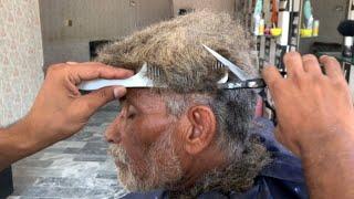 How To Homeless HAIRCUT  The World Barber  ASMR 