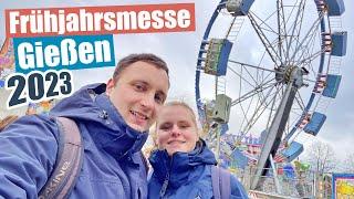Fahrgeschäfte Test auf der Frühjahrsmesse   Vlog von der Kirmes in Gießen 2023