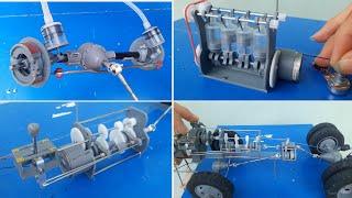 4 Amazing Idea with PVC - Model Gearbox Engine from PVC