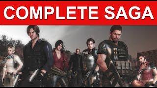 Resident Evil The Complete Saga Cutscenes Movie of all Resident Evil Games