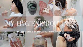 My Hygiene Routine cleansing + exfoliating + shaving + perfume + etc.