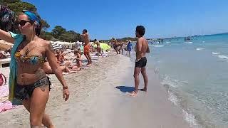 Spain  Playa de Las Salinas   Beach Walking Tour ️