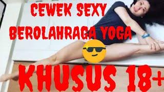 Cewek sexy cantik berolahraga yoga di pagi harichannel video bebas