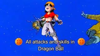 Pan - All attacks and skills in Dragon Ball  DBZ  DBS  DBGT 
