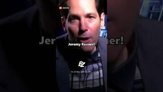 THE BEST Interview Moment EverPaul Rudd & Jeremy Renner  #shorts #marvel #avengers #paulrudd