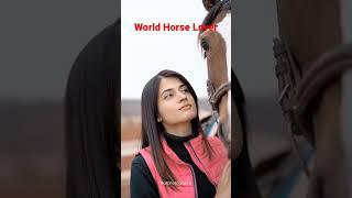 Beautiful cute Indian girl horse riding #horsegirl #ghoda #horse #horses #horselover #ghodi #viral