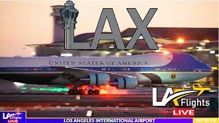 LIVE AIR FORCE ONE at LAX  LAX LIVE  LAX Plane Spotting