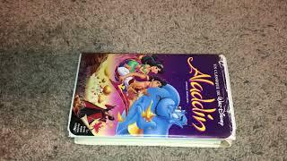 Aladdin 1993 French Canadian VHS Review 4th Copy