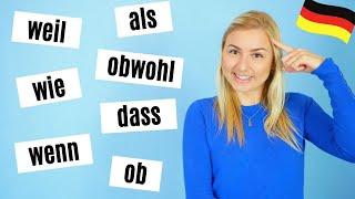 Deutsch lernen Nebensätze einfach erklärt │ A2 B1 B2